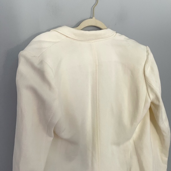 Magaschoni collection ivory overstitched blazer XL - Picture 15 of 15